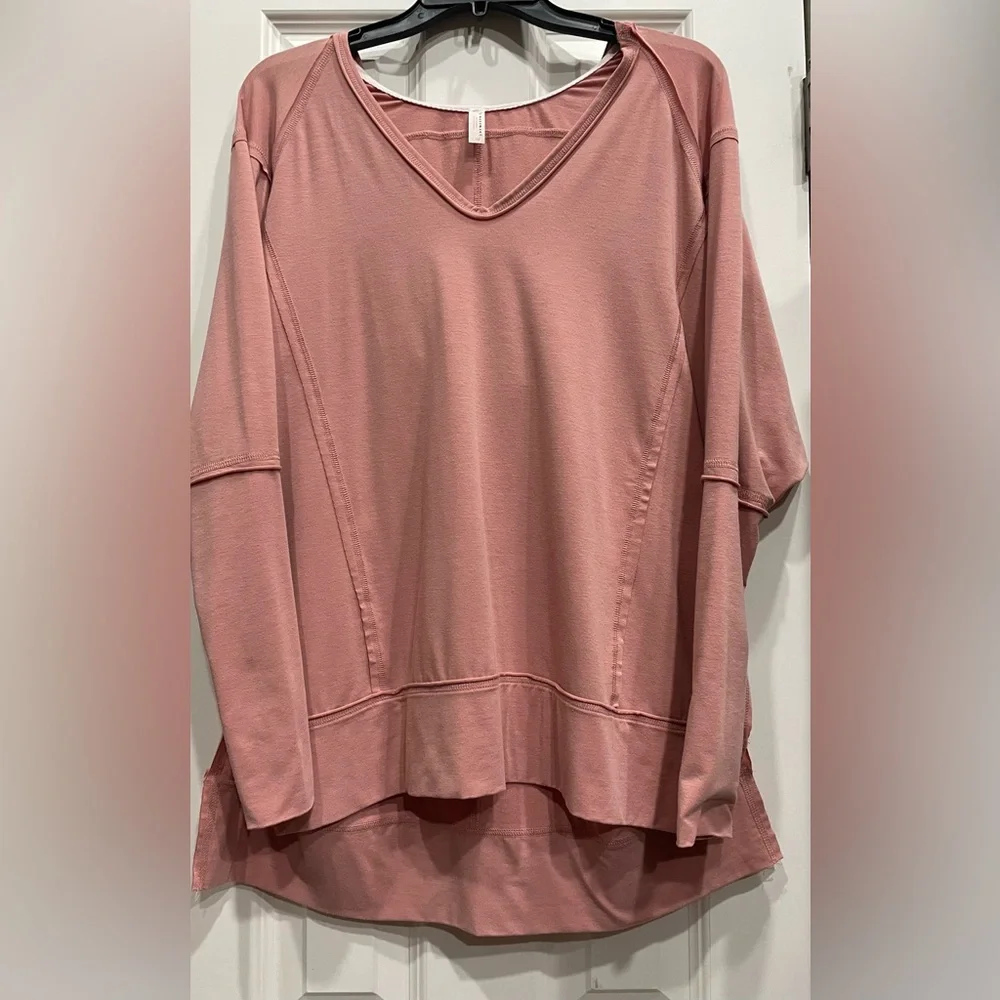 Free People Movement Relaxed Fit Split SideTunic With Hoodie - SP - Picture 10 of 10